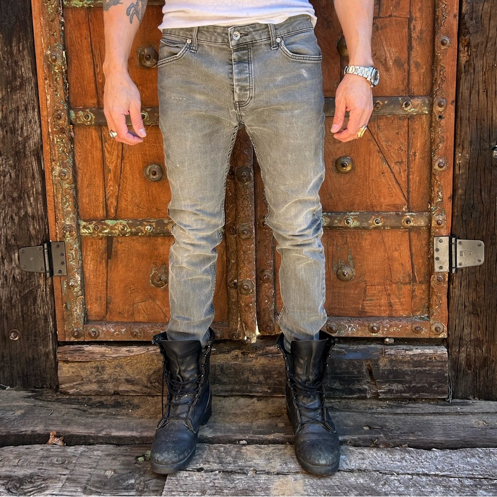 Mens TOPMAN stretch skinny jeans since: 34